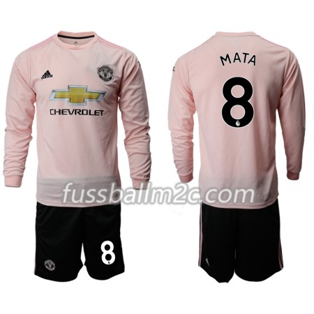 Fußballtrikots Manchester United MATA 8 Kinder Auswärts Trikotsatz 2018-2019 Langarm Fußballtrikots Manchester United MATA 8 Kinder Auswärts Trikotsatz 2018-2019 Langarm